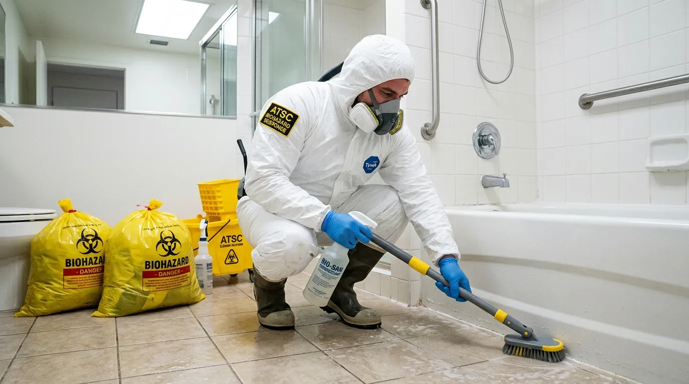 Decontamination equipment deployed for Blood Cleanup in Carlstadt